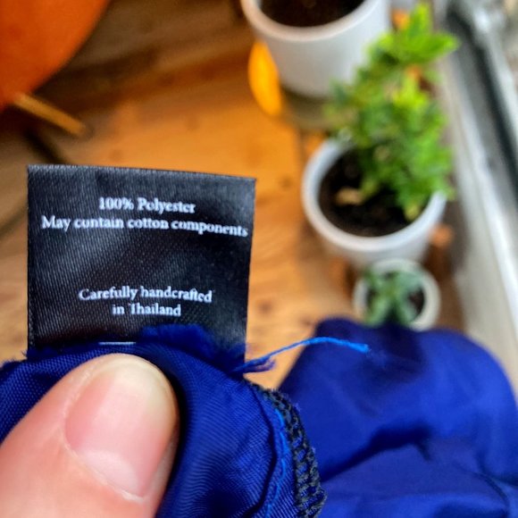 Navy Dress with flower patter - Picture 5 of 5